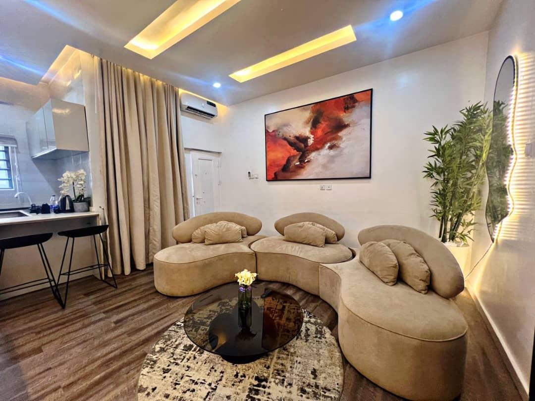 Minimalist furnished 1 bedroom apartment photo 4