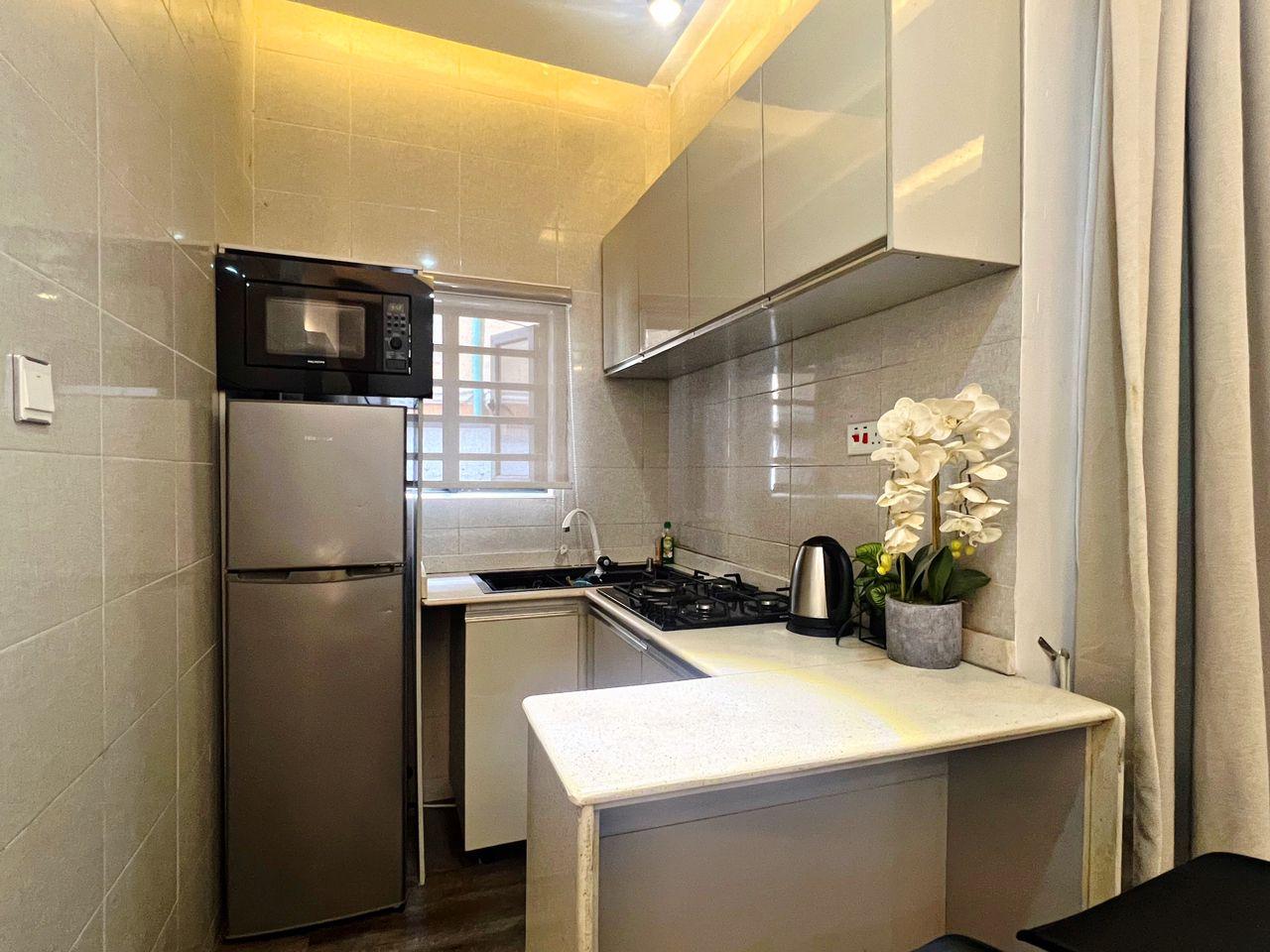 Minimalist furnished 1 bedroom apartment photo 2