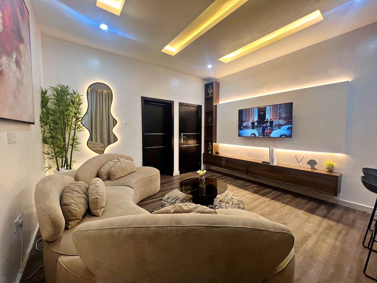 Minimalist furnished 1 bedroom apartment